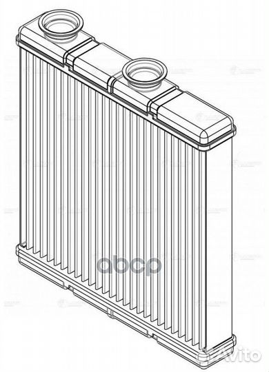 Радиатор отопителя LRH0195 luzar