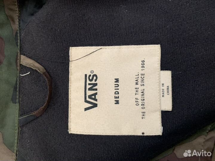 Ветровка vans камуфляжная