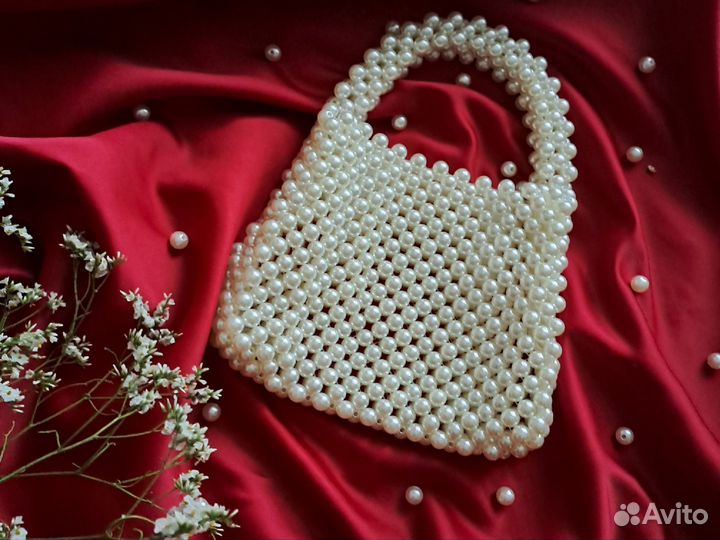 Сумка из бусин ручной работы