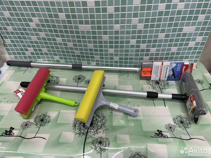 Швабры, щётки, окномойки