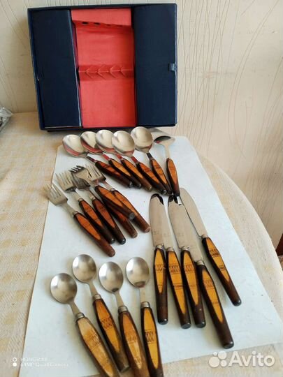 Набор столовых приборов СССР нержавейка 21 предм