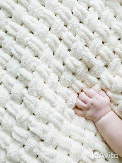 Плед детский плюшевый