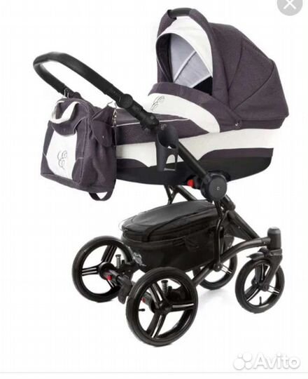 Коляска 2 в 1 esspero(люлька + прогул.) с экокожей