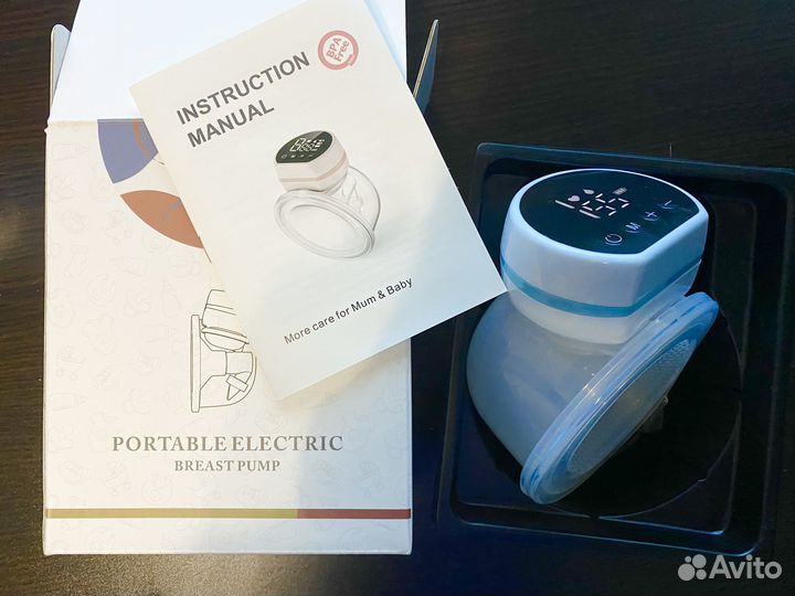 Электрический молокоотсос носимый 180 мл