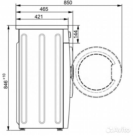 Стиральная машина atlant