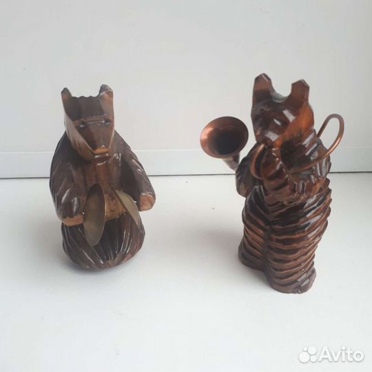 Статуэтки Медведи музыканты, СССР