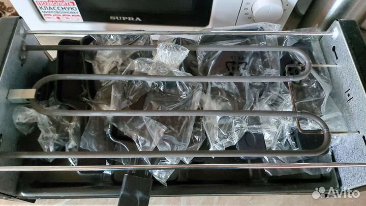 Электрогриль, барбекю с гранитной плитой