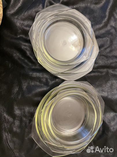 Набор стеклянных кастрюль simax (3 шт)