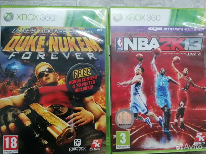 Игры для Xbox 360 и kinect