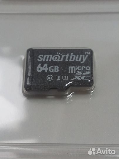Карта памяти microsdxc UHS-1 SmartBuy 64 gb