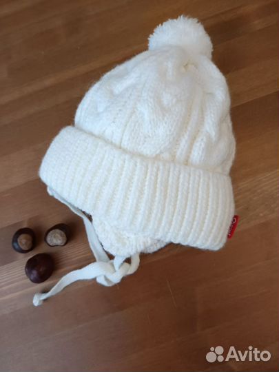 Шапка зимняя для девочки 52 54