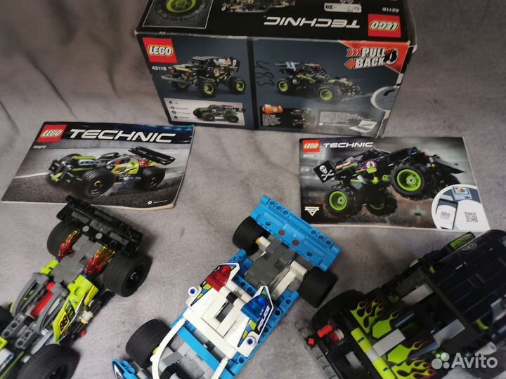 Lego Technic 3 машинки