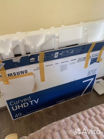 Коробка для телевизора 49 диагональ изогнутый