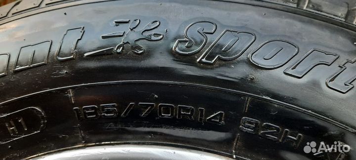 R14 Cordiant Sport 2 185/70, PCD 4x114.3 DIA 67.1