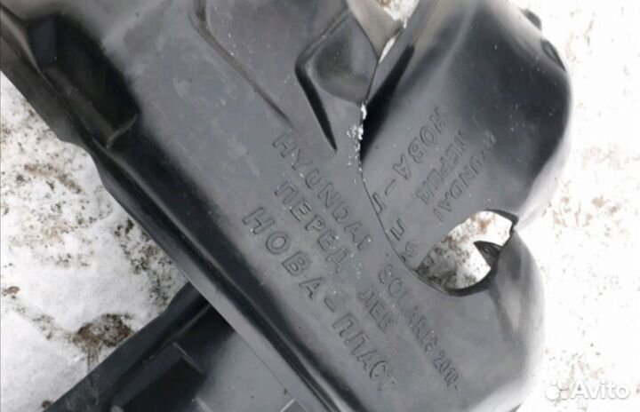 Защита арок на Хендай Солярис комплект