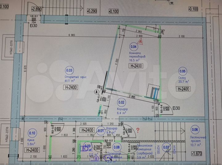 Офис, 104.2 м²