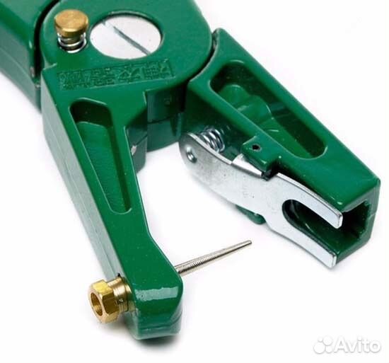 Биркач для установки бирок в уши животным + бирки