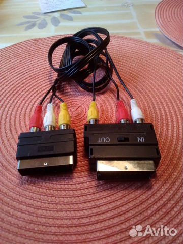 Переходники skart. тюльпан с проводом