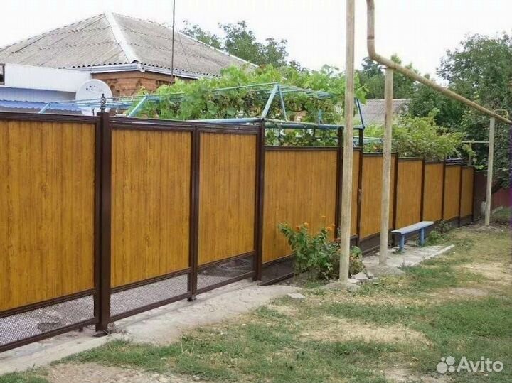 Забор из профнастила