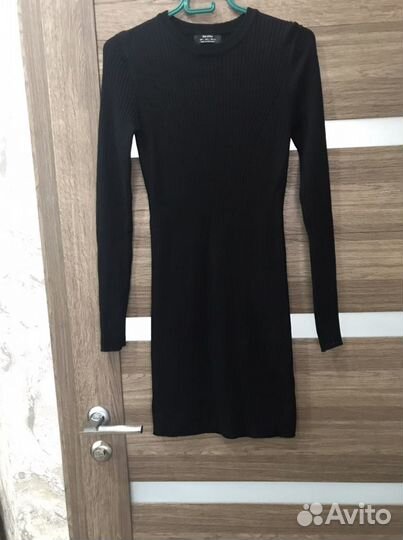 Платье лапша черное