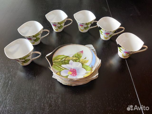 Чайный сервиз на 6 персон из китайского фарфора