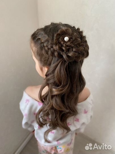 Детские причёски, плетение кос