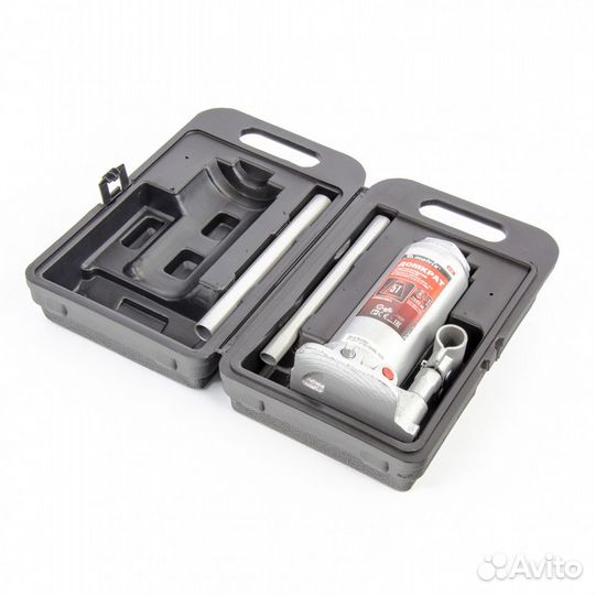 Домкрат гидравлический бутылочный в кейсе 5 Тонн