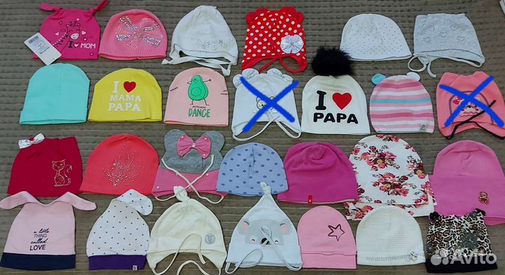 Шапки весенние на девочку