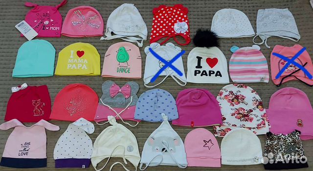 Шапки весенние на девочку