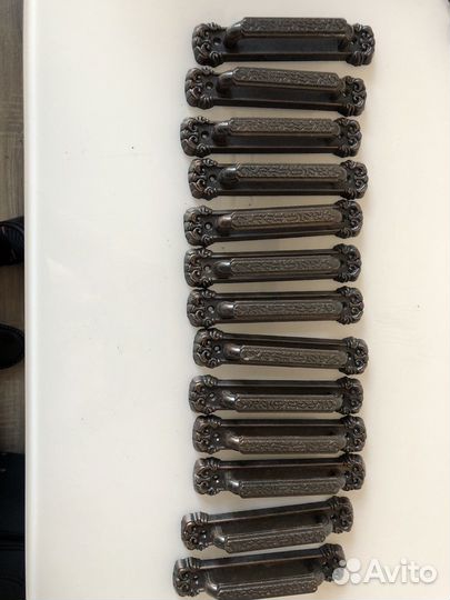 Мебельная фурнитура ручки СССР латунь