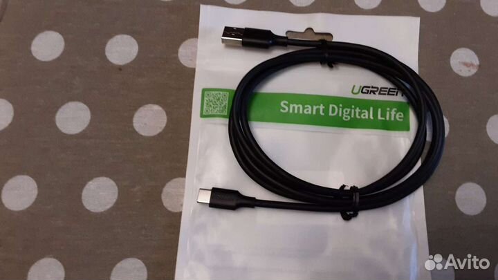 Кабель зарядки Type C Ugreen
