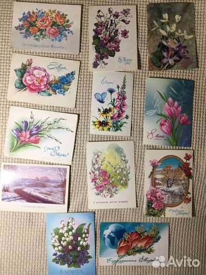 Открытки СССР чистые