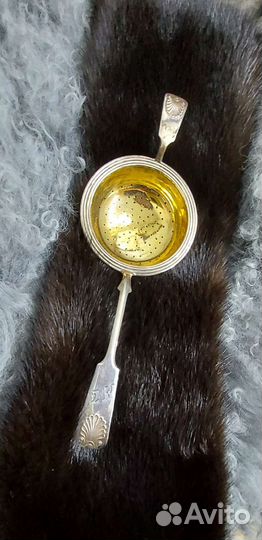 Серебряное ситечко для чая 1927 год