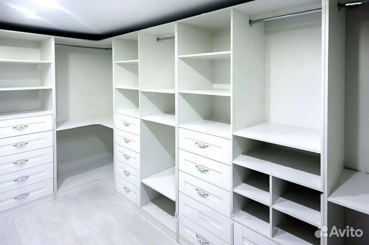 Шкаф гардеробная на заказ в рассрочку