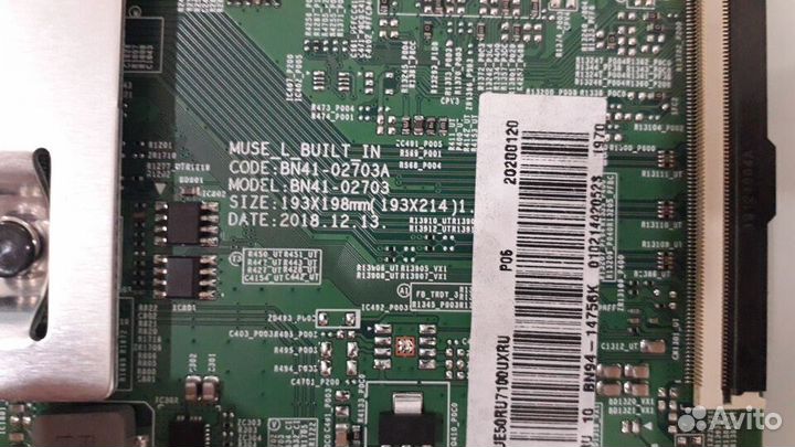 Разбор Samsung ue50ru7120u