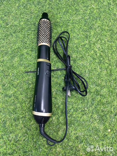Фен-щетка Philips HP8667 Care, черный/золотой