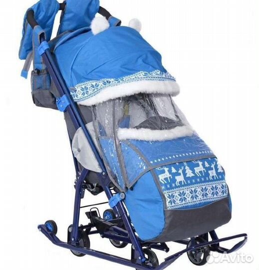 Детские санки коляска бу