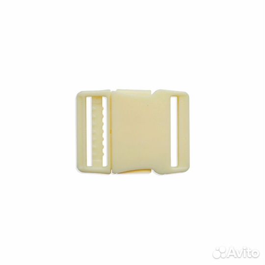 Застежка фастекс плоская 25 мм, бежевый