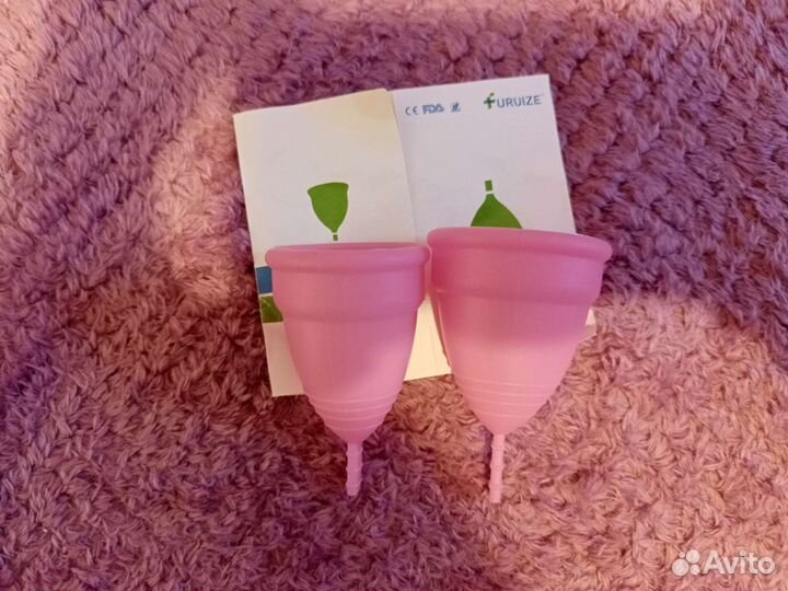 Менструальные чаши,размер S,L Новые