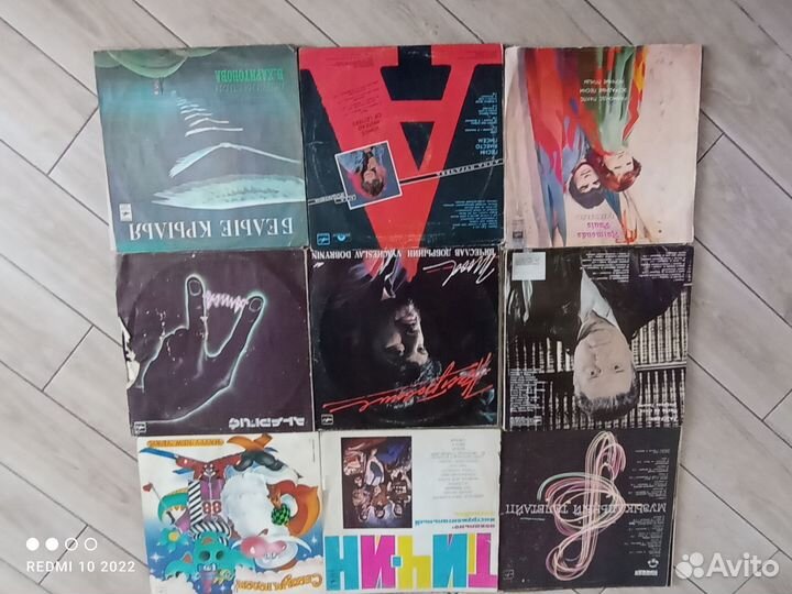 Виниловые пластинки из СССР