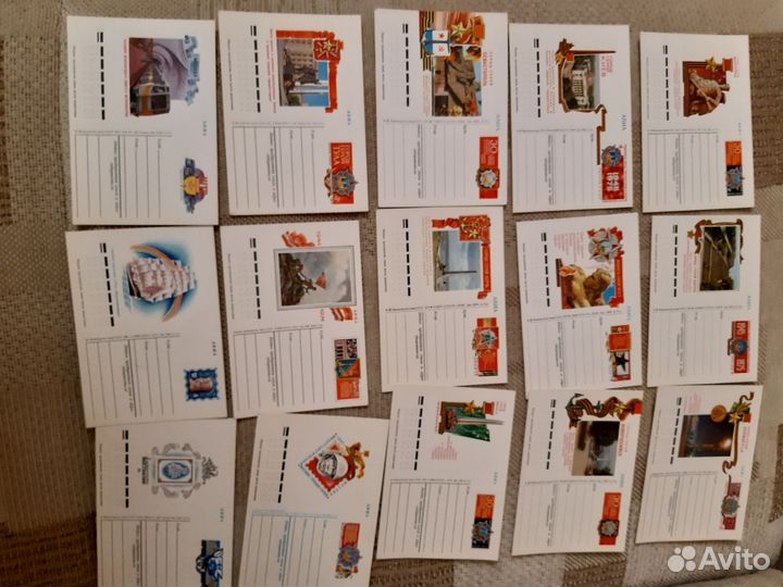 Почтовые открытки СССР на разные темы