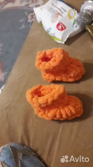 Плед детский вязаный ручная работа