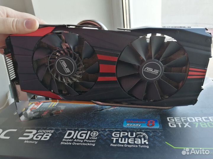 Видеокарта Asus GTX 780 DirectCU II OC (GTX780-DC2
