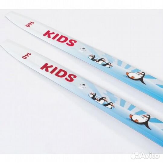 Лыжи классические STC 140 step kids синие