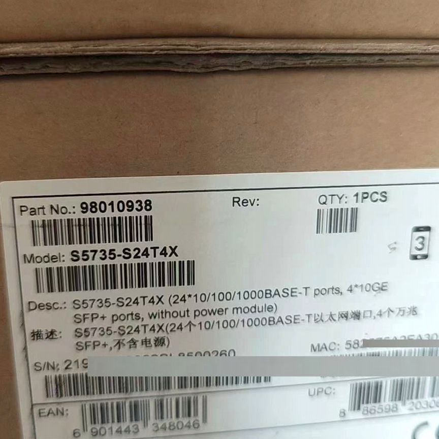 [S5735-S24T4X] Huawei (24*1000base-T, 4*Sfp+, No Ac) S5735-S24t4x