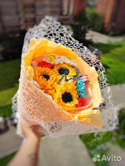 Зефирные букеты на заказ