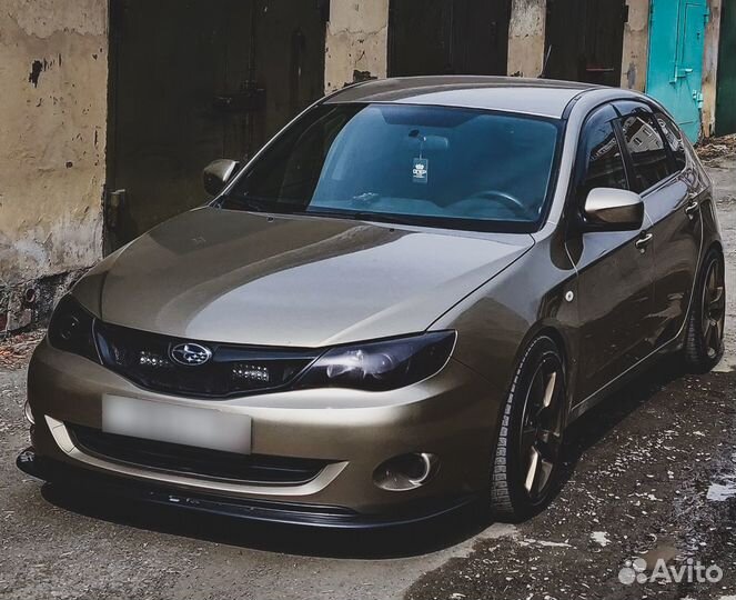 Передний сплиттер, губа Subaru Impreza GE/GH 07-12