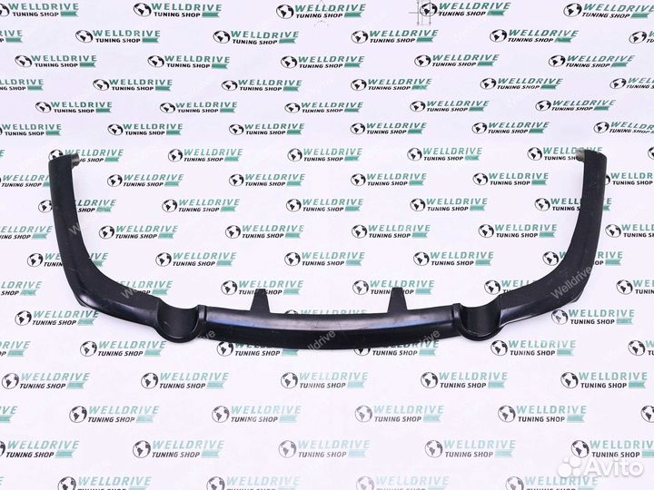 Накладка на задний бампер Mazda 6 GG под 2 трубы