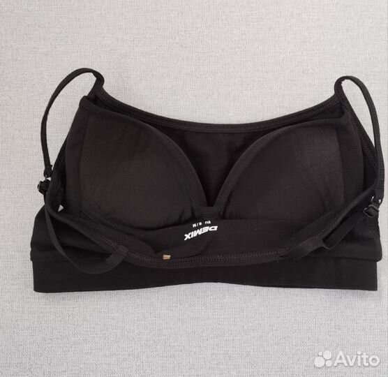 Спортивный топ demix чёрный размер s