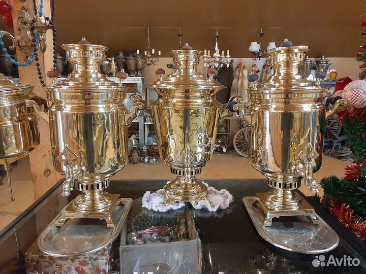 Царские рабочие угольные самовары